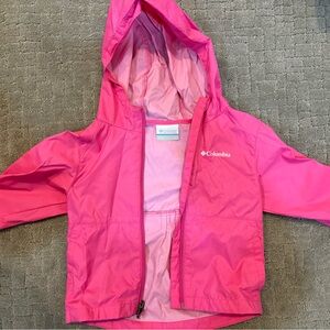 Columbia Kids Bright Pink Raincoat